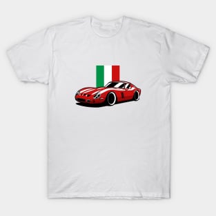 Red 250 GTO Italian Legend T-Shirt